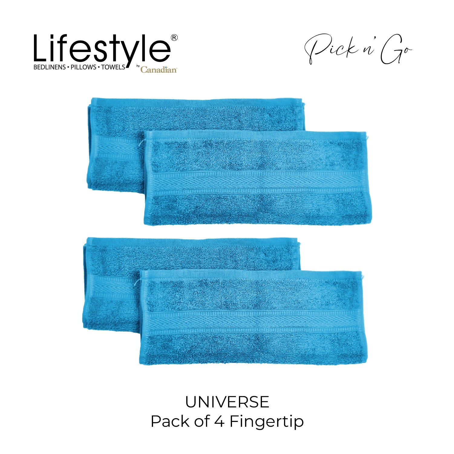 LifestylebyCanadian 88-2 Pick N Go Towel (2PCBath,4PCFigertip,4PCFace) Lifestyle by Canadian