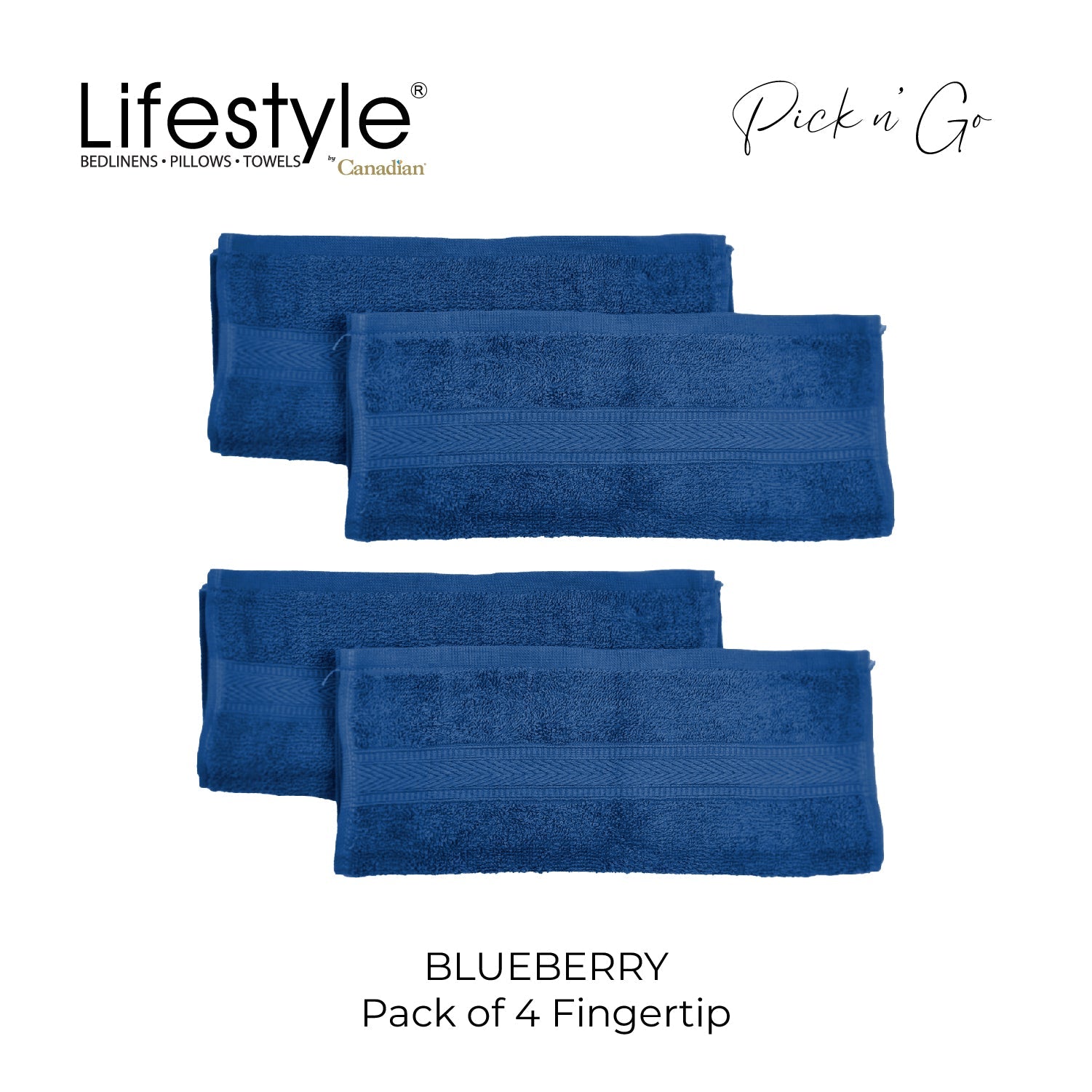 LifestylebyCanadian 88-2 Pick N Go Towel (2PCBath,4PCFigertip,4PCFace) Lifestyle by Canadian