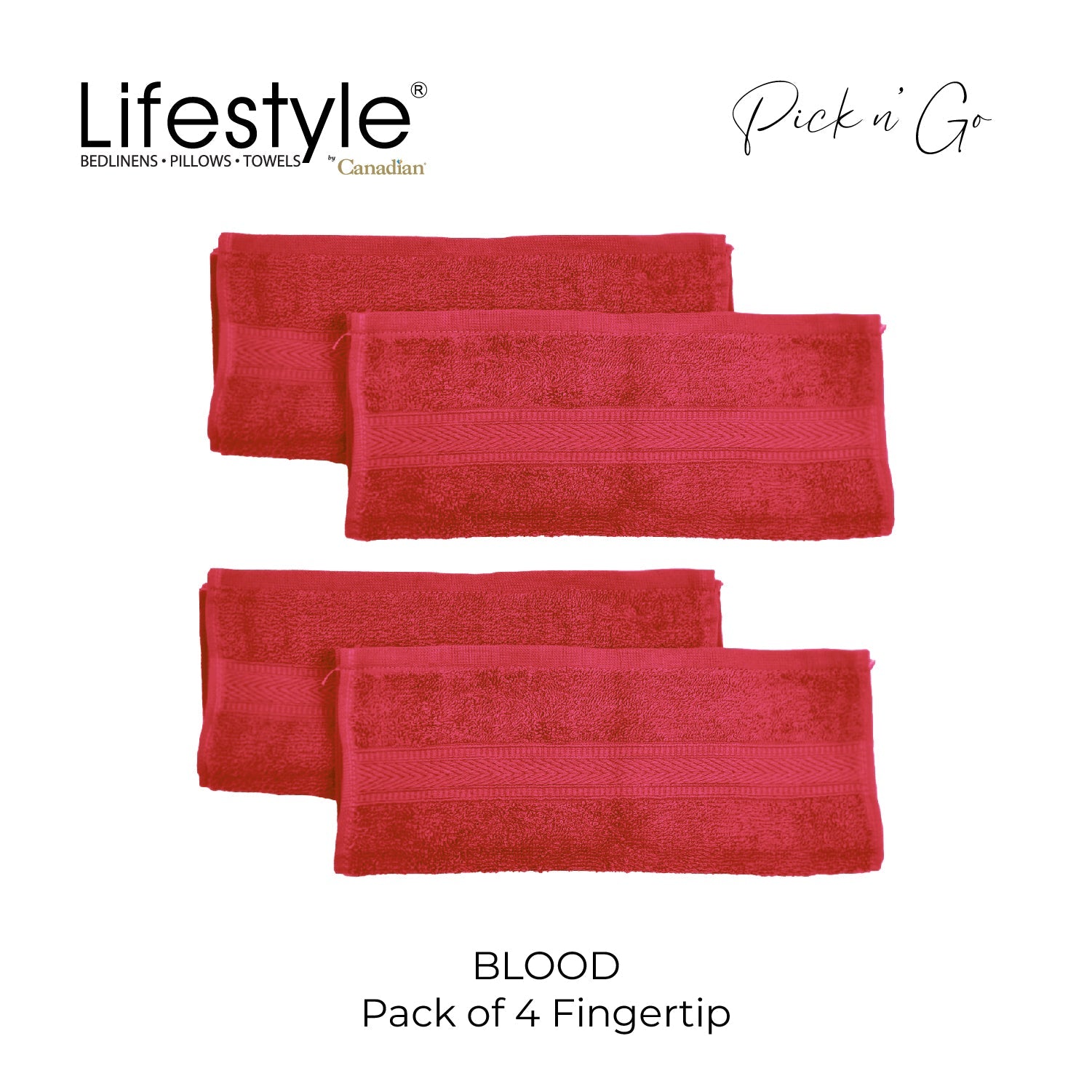 LifestylebyCanadian 88-2 Pick N Go Towel (2PCBath,4PCFigertip,4PCFace) Lifestyle by Canadian