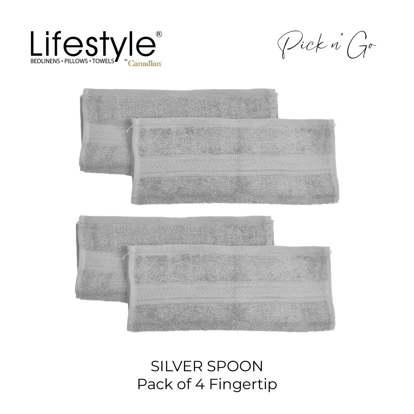 LifestylebyCanadian 88-2 Pick N Go Towel (2PCBath,4PCFigertip,4PCFace) Lifestyle by Canadian