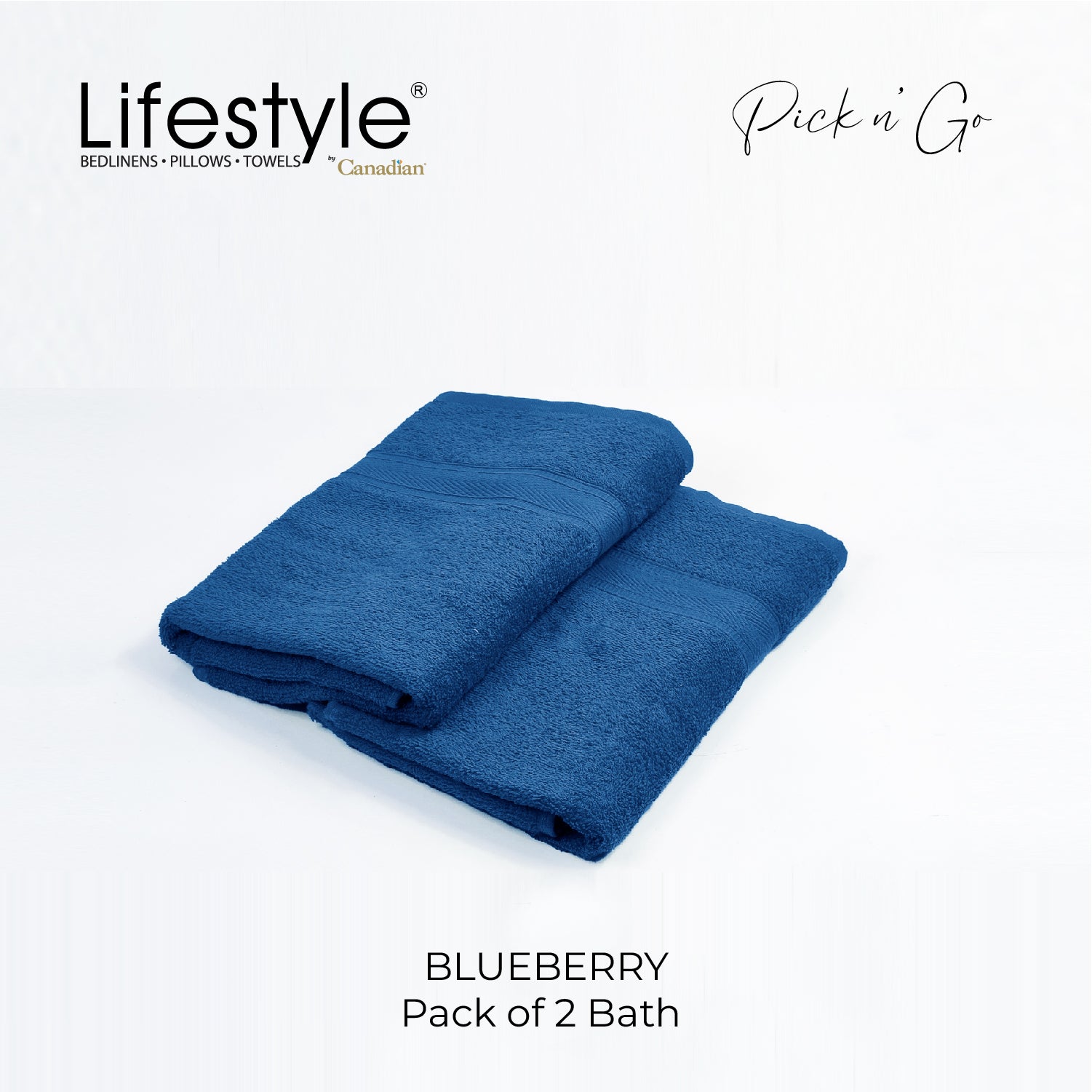 LifestylebyCanadian 88-2 Pick N Go Towel (2PCBath,4PCFigertip,4PCFace) Lifestyle by Canadian