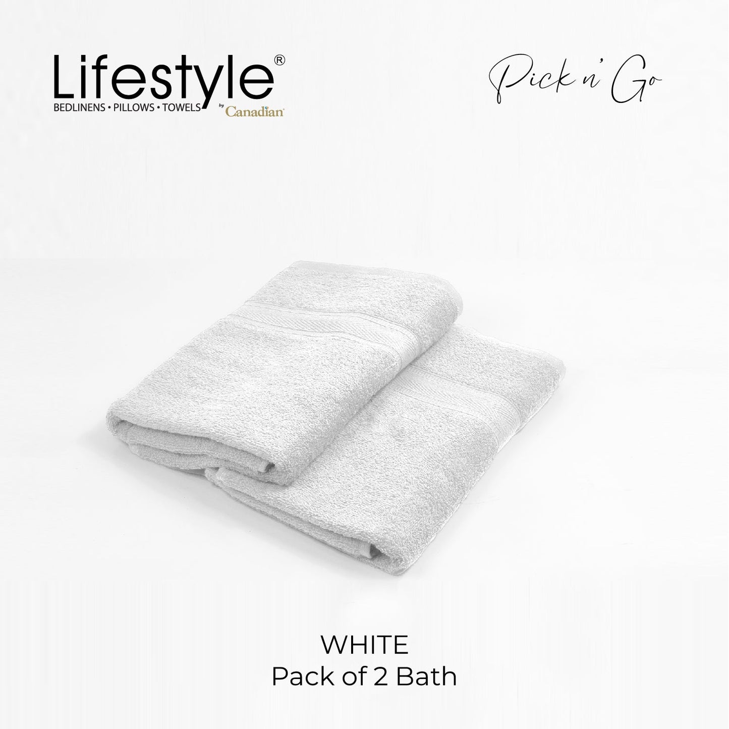LifestylebyCanadian 88-2 Pick N Go Towel (2PCBath,4PCFigertip,4PCFace) Lifestyle by Canadian