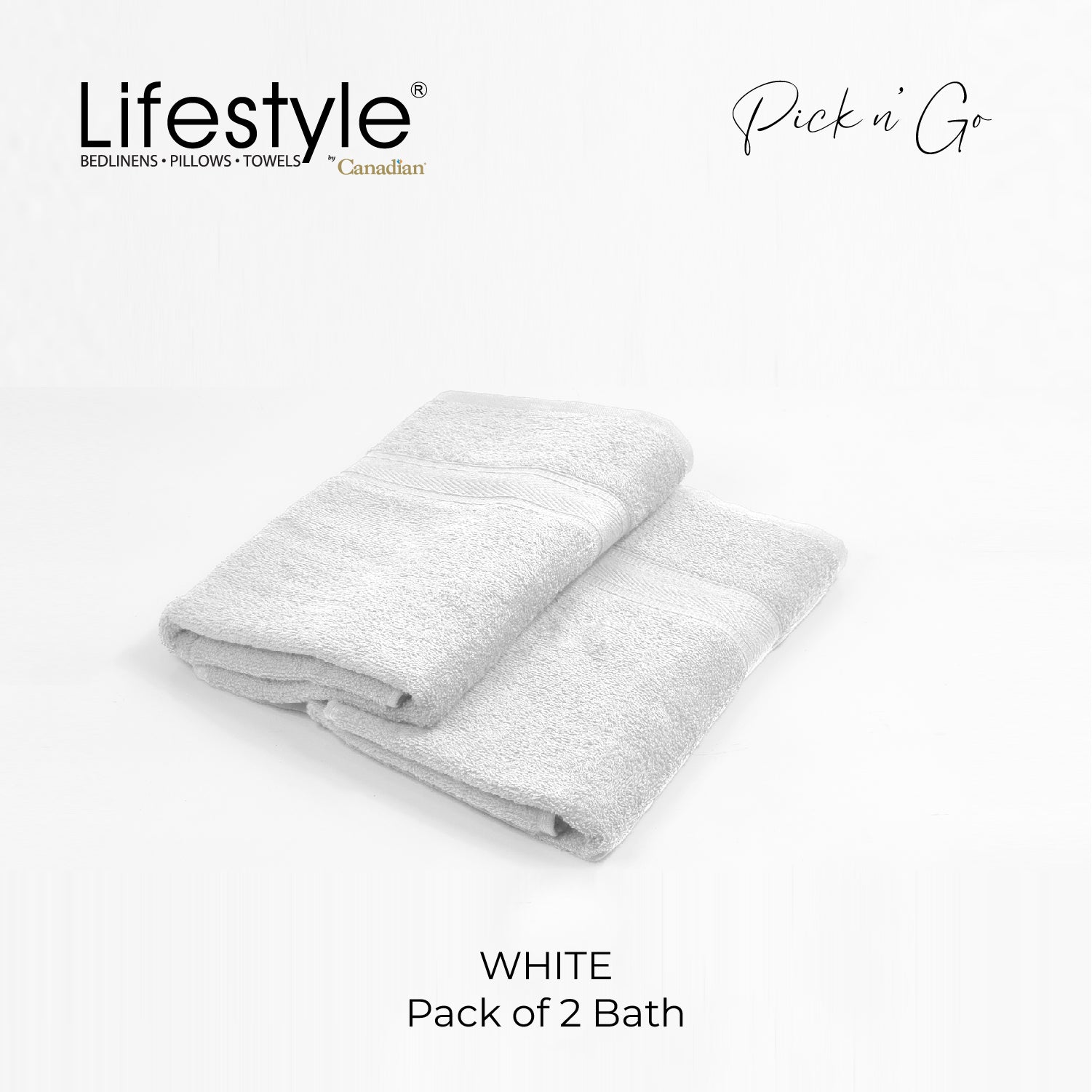 LifestylebyCanadian 88-2 Pick N Go Towel (2PCBath,4PCFigertip,4PCFace) Lifestyle by Canadian