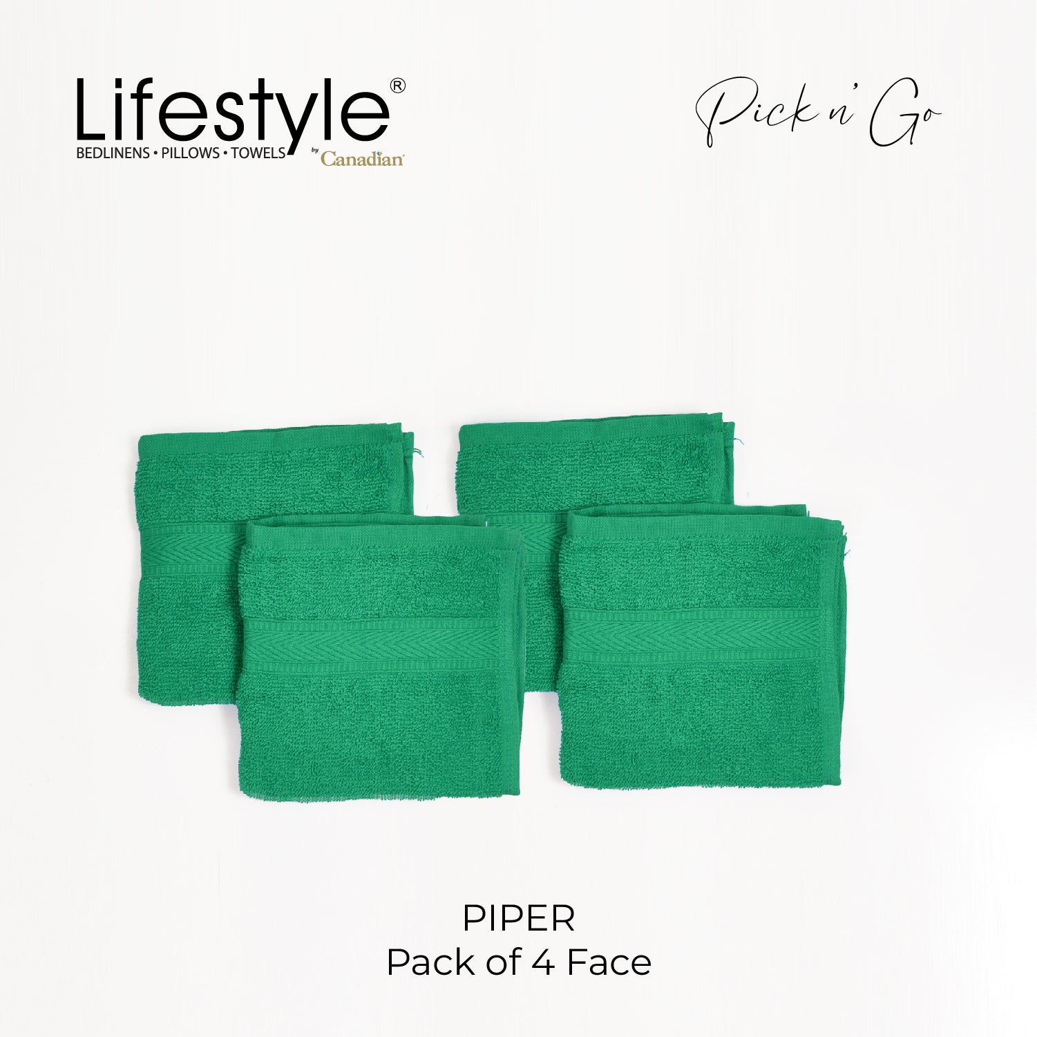LifestylebyCanadian 88-2 Pick N Go Towel (2PCBath,4PCFigertip,4PCFace) Lifestyle by Canadian