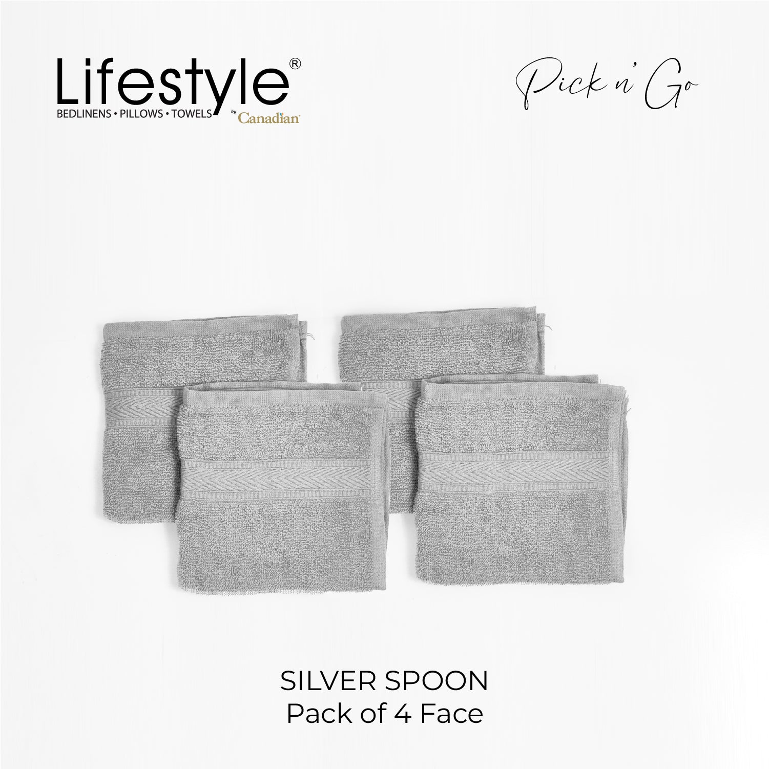 LifestylebyCanadian 88-2 Pick N Go Towel (2PCBath,4PCFigertip,4PCFace) Lifestyle by Canadian