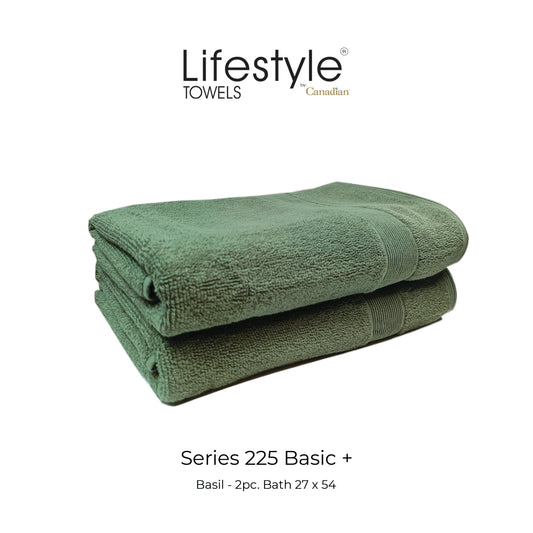 LifestylebyCanadian 225  Towel Quick Dry (2PC-BATH/2PC-HAND/4PC-FACE) 100% Cotton Lifestyle by Canadian