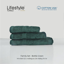 Load image into Gallery viewer, Lifestyle by Canadian 1111 USA Cotton Towel 4pc. Fingertip 12x20&quot;
