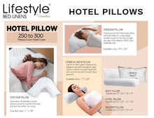 Load image into Gallery viewer, Hotel Body Pillows - 300 Thread Count Cover I HUGGABLE PILLOW
