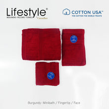 Load image into Gallery viewer, USA COTTON TOWEL Mini Bath Set 22X44inch (1pc Mini bath, 1pc fingertip,1pc face Towel)  #1111
