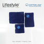 USA COTTON TOWEL Mini Bath Set 22X44inch (1pc Mini bath, 1pc fingertip,1pc face Towel)  #1111 Lifestyle by Canadian