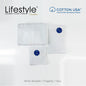USA COTTON TOWEL Mini Bath Set 22X44inch (1pc Mini bath, 1pc fingertip,1pc face Towel)  #1111 Lifestyle by Canadian