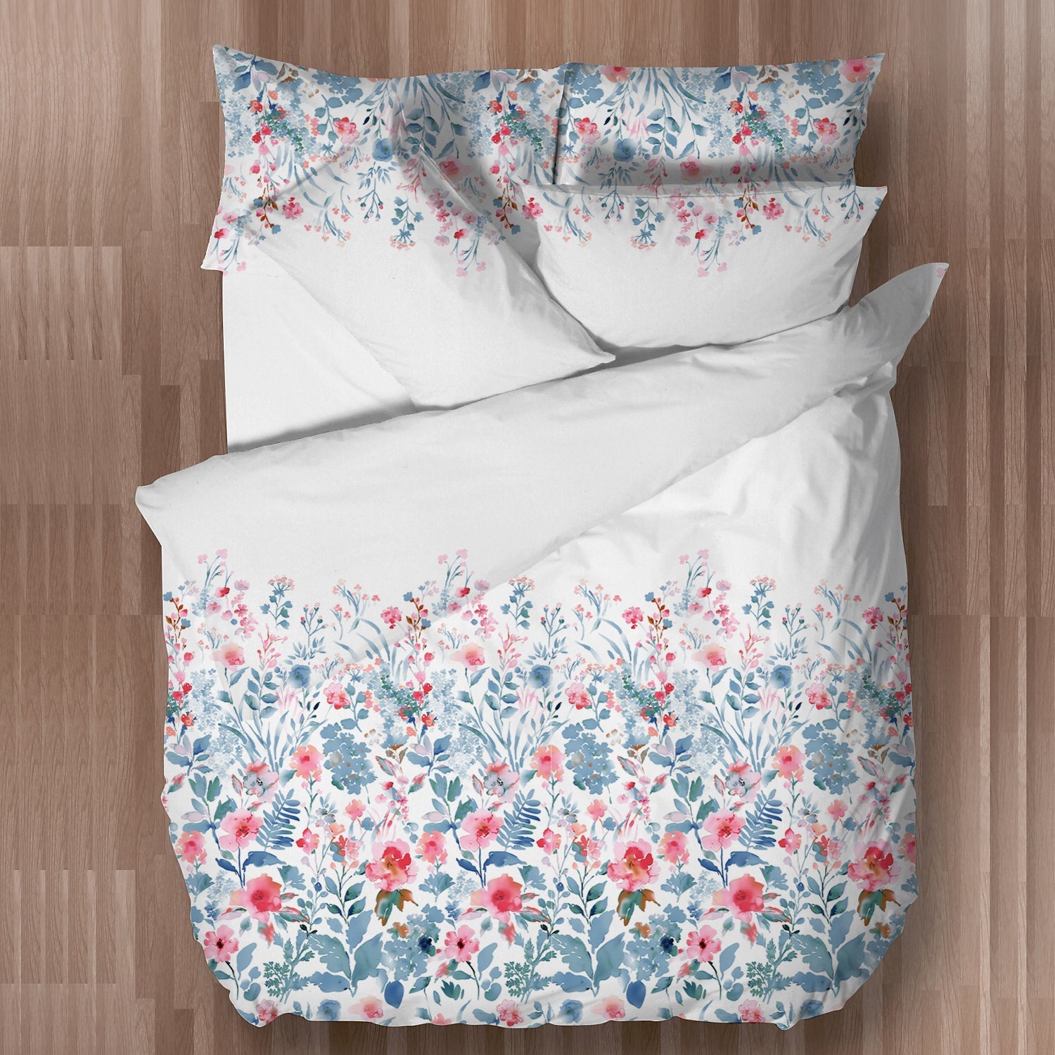 Modern Linen 100% Brushed Microfiber: 3PC.SET(Fittedsheet&2pillowcase) Lifestyle by Canadian