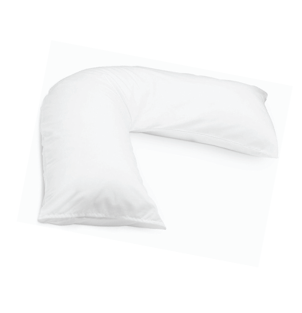 Hotel Contour L-Shaped Pillow - 300 Thread Count Cover Lifestyle by Canadian