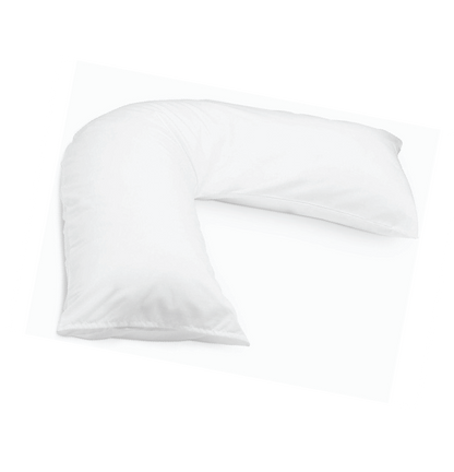 Hotel Contour L-Shaped Pillow - 300 Thread Count Cover Lifestyle by Canadian