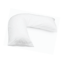 Load image into Gallery viewer, Hotel Contour L-Shaped Pillow - 300 Thread Count Cover
