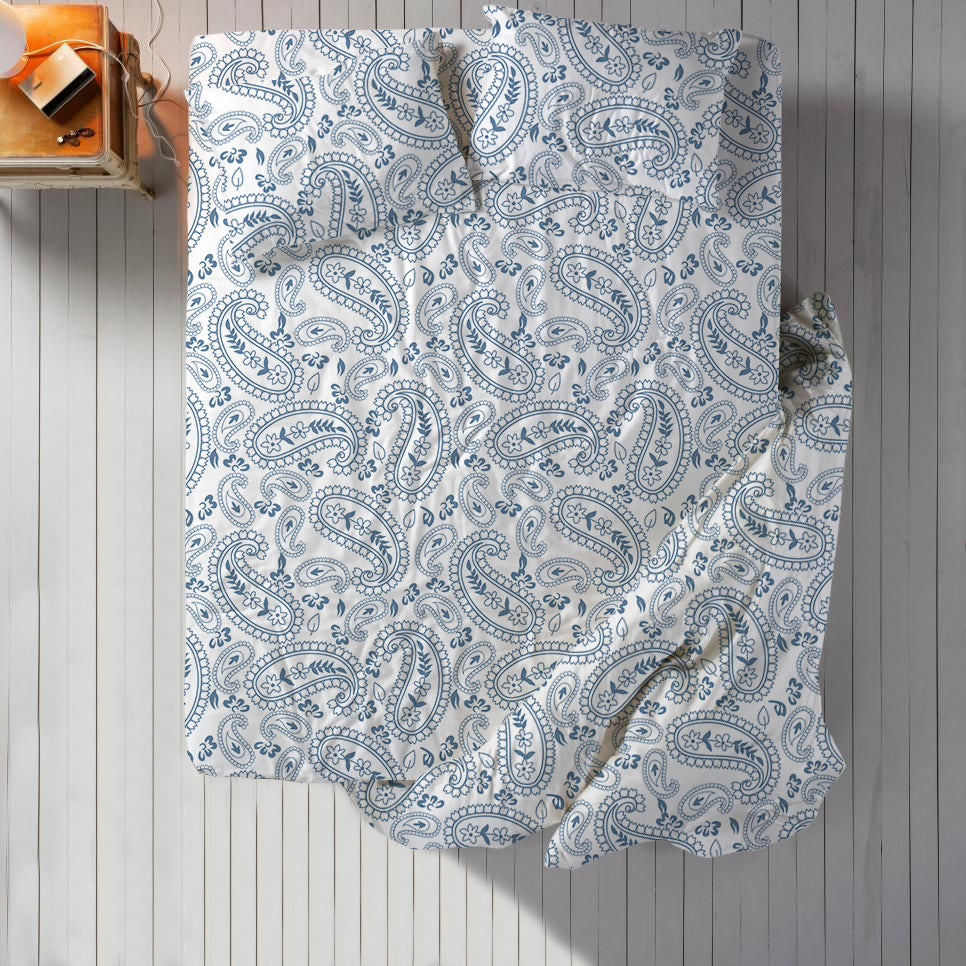 Modern Linen 100% Brushed Microfiber: 3PC.SET(Fittedsheet&2pillowcase) Lifestyle by Canadian