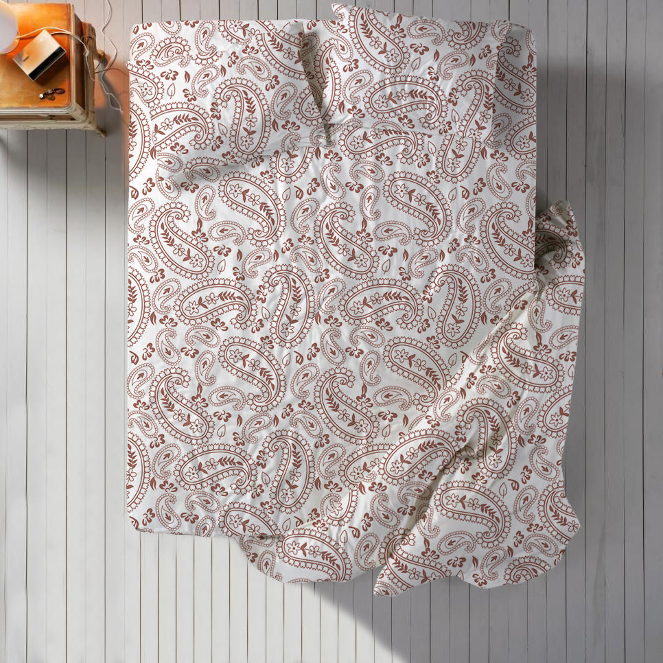 Modern Linen 100% Brushed Microfiber: 3PC.SET(Fittedsheet&2pillowcase) Lifestyle by Canadian