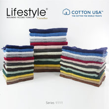 Load image into Gallery viewer, USA COTTON TOWEL  4pc. Face Towel 12&#39;x12&#39; Lifestyle by Canadian 1111
