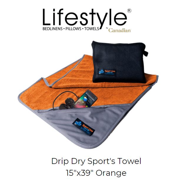 Drip Dry Sports Towel Lifestyle by Canadian