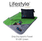 Drip Dry Sports Towel Lifestyle by Canadian