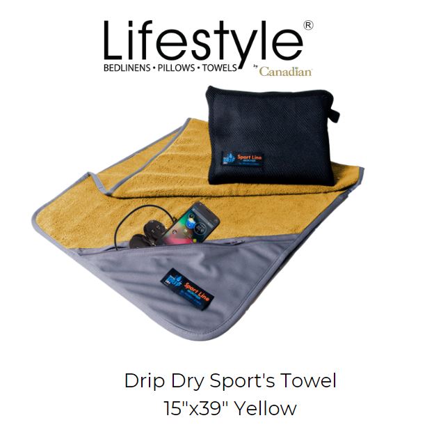 Drip Dry Sports Towel Lifestyle by Canadian
