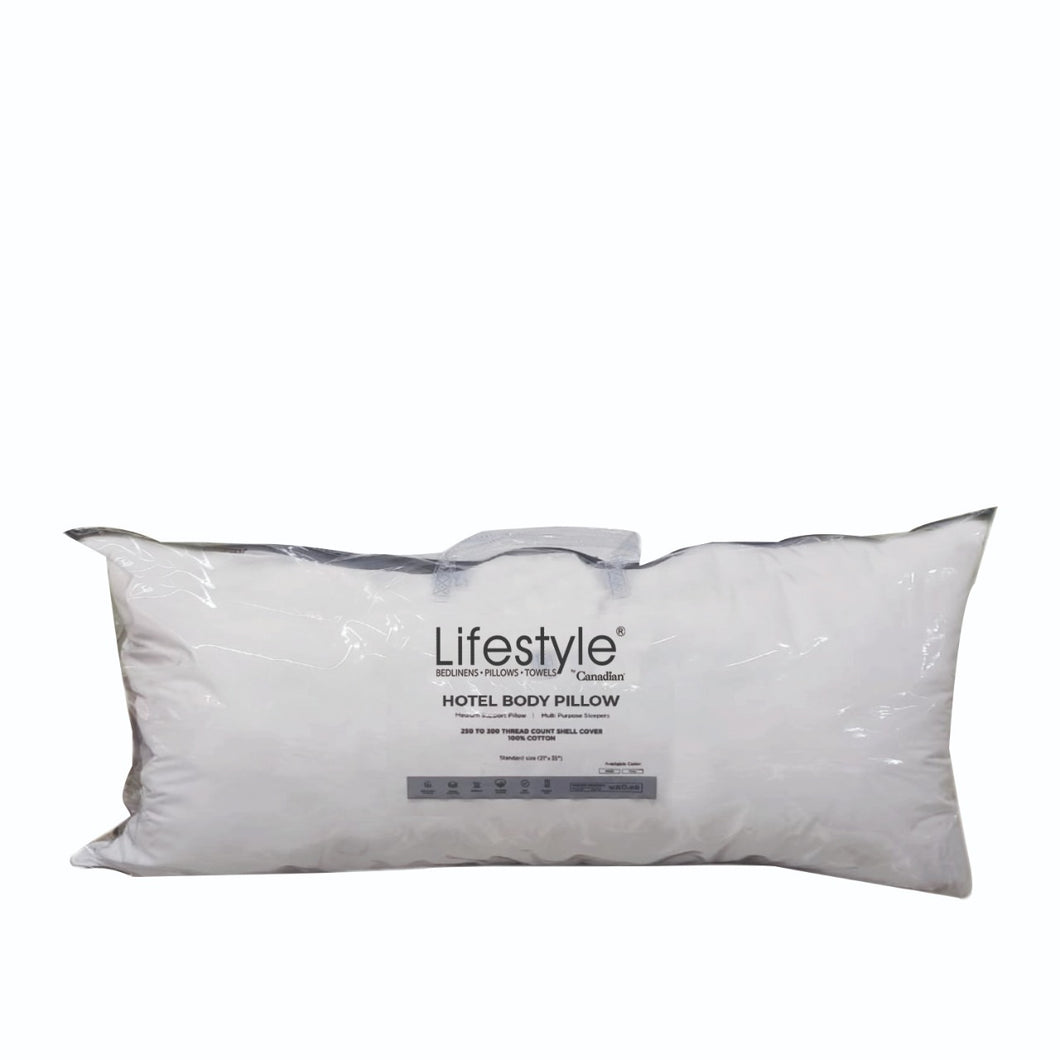 Hotel Body Pillows - 300 Thread Count Cover I HUGGABLE PILLOW