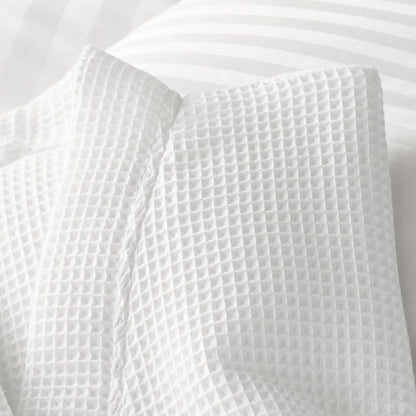 Poly Waffle Bath robe Lifestyle by Canadian
